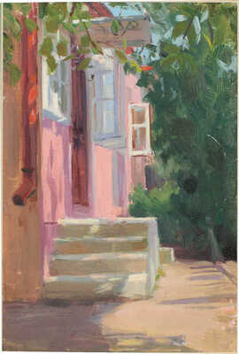 Кустодиев Борис Михайлович. Дача. Крыльцо 